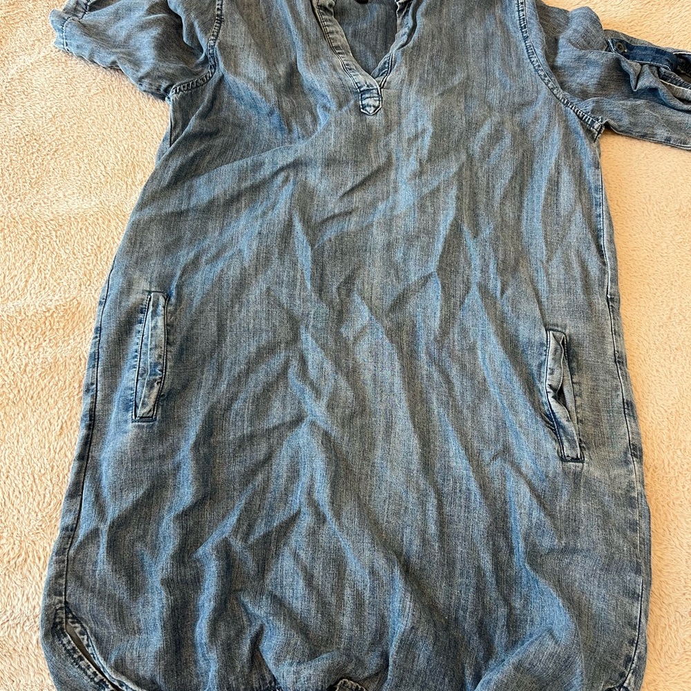 Velvet Heart Blue Denim Mini Dress